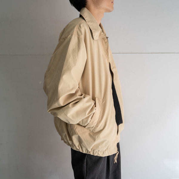 1990s pale yellow short blouson