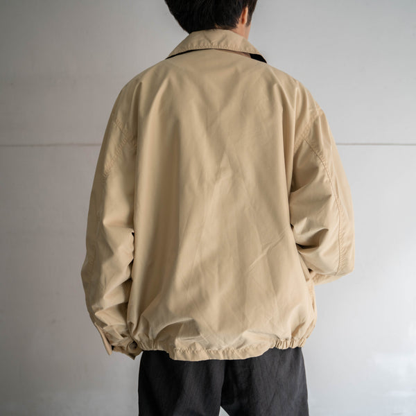 1990s pale yellow short blouson