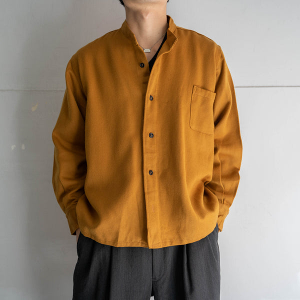 brown wool short jacket -hand made-