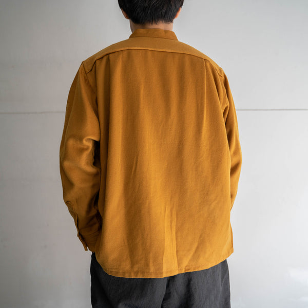 brown wool short jacket -hand made-