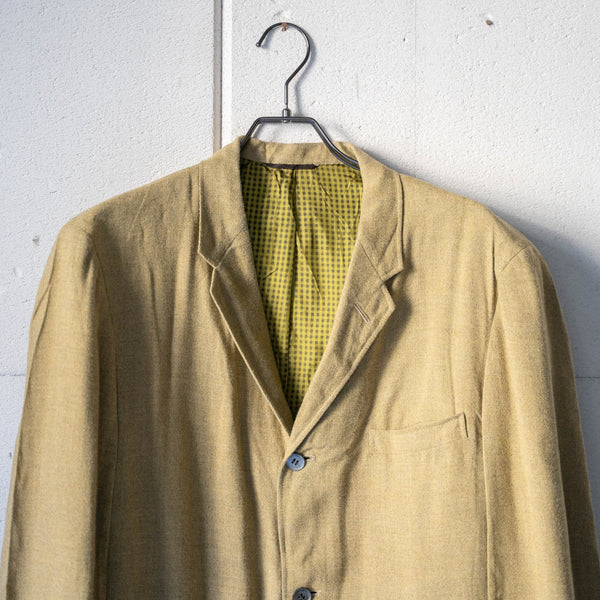 1970-80s USA mustard color tailored jacket