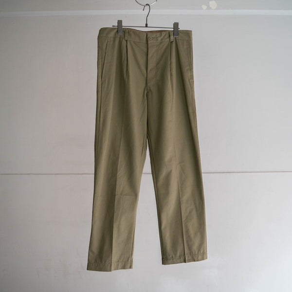 1970-80s Italian military light green chino pants 'dead stock'