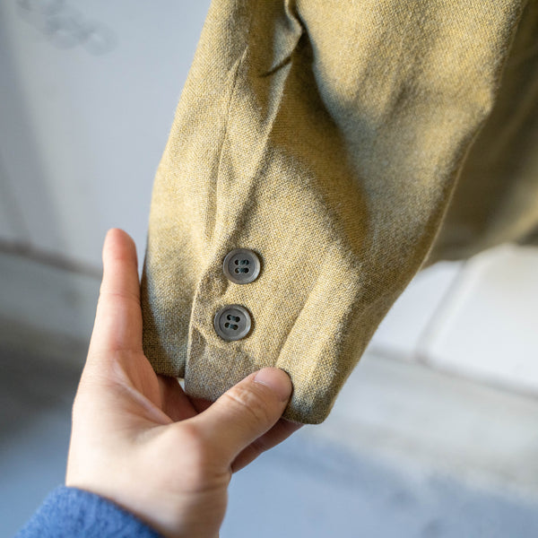 1970-80s USA mustard color tailored jacket