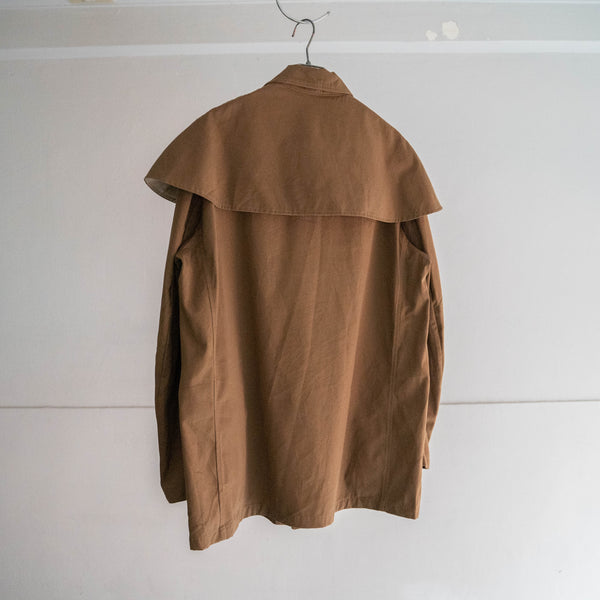 1970-80s Europe brown frock coat -military sampling-