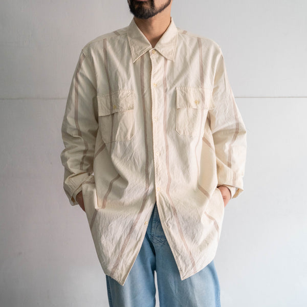 around 1980s Italian military prisoner work shirt