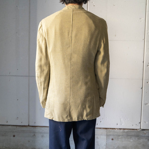 1970-80s USA mustard color tailored jacket