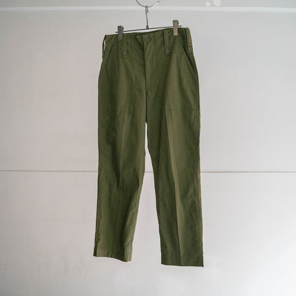 2000s British military green baker pants 'dead stock'