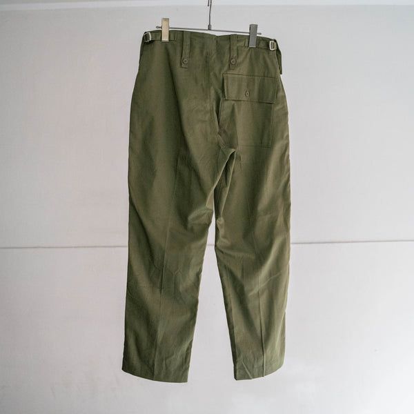 2000s British military green baker pants 'dead stock'