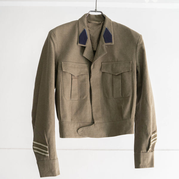 1970s Belgium military wool short battle dress jacket -without epaulette- ‘dead stock’