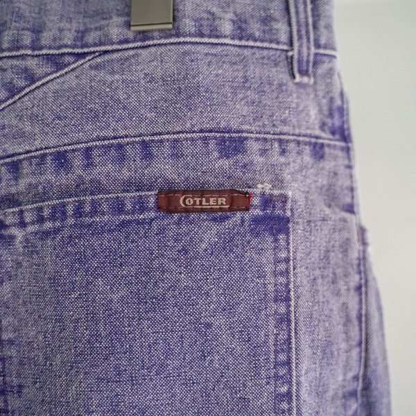 1980s USA faded purple duck pants