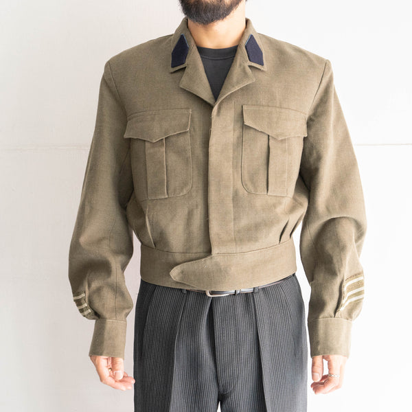 1970s Belgium military wool short battle dress jacket -without epaulette- ‘dead stock’