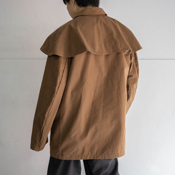 1970-80s Europe brown frock coat -military sampling-