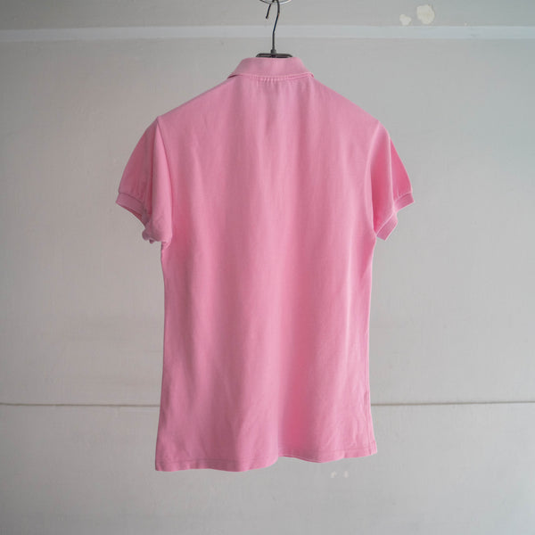 1970-80s LACOSTE light pink polo shirt 'made in France'