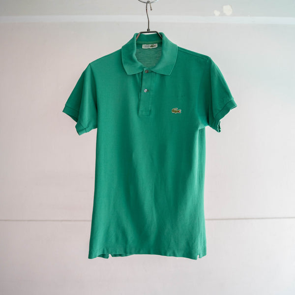 1970-80s LACOSTE green polo shirt 'made in France'