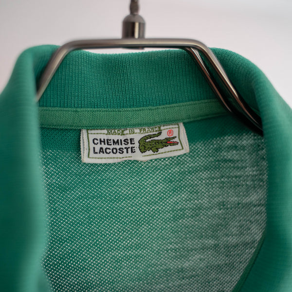 1970-80s LACOSTE green polo shirt 'made in France'