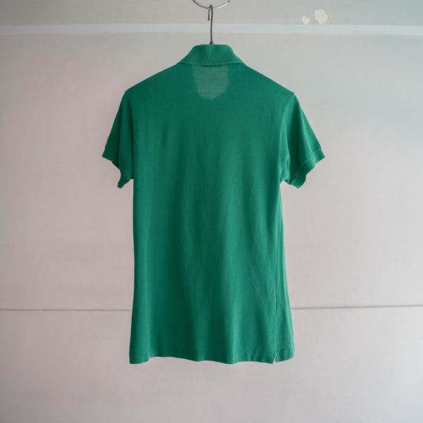 1970-80s LACOSTE green polo shirt 'made in France'