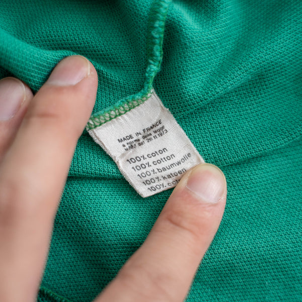 1970-80s LACOSTE green polo shirt 'made in France'