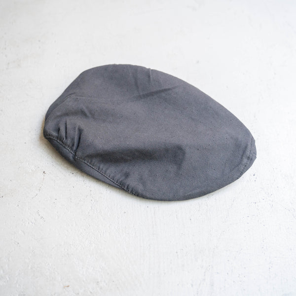 around 1980s Russian military? charcoal gray cotton beret 'dead stock'