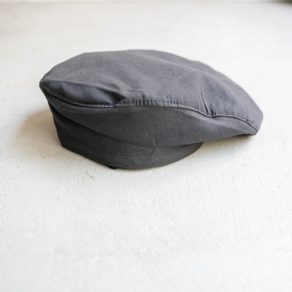 around 1980s Russian military? charcoal gray cotton beret 'dead stock'