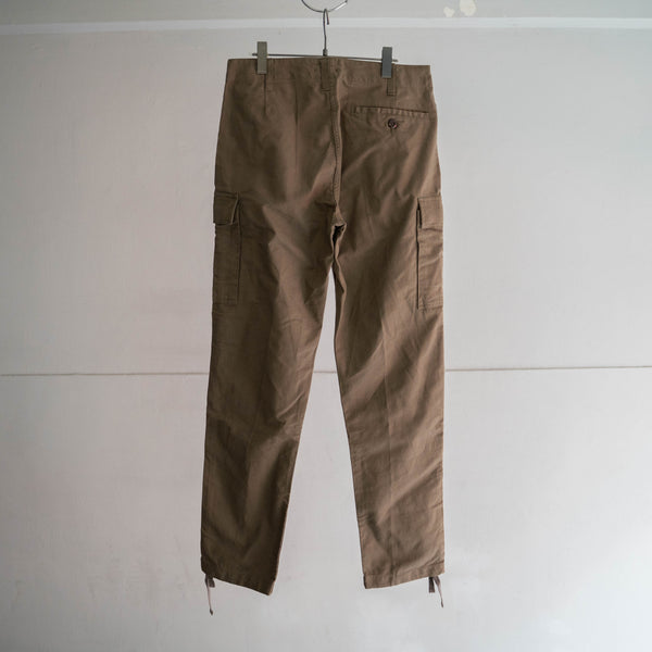 2000s German military brown cargo pants 'dead stock'