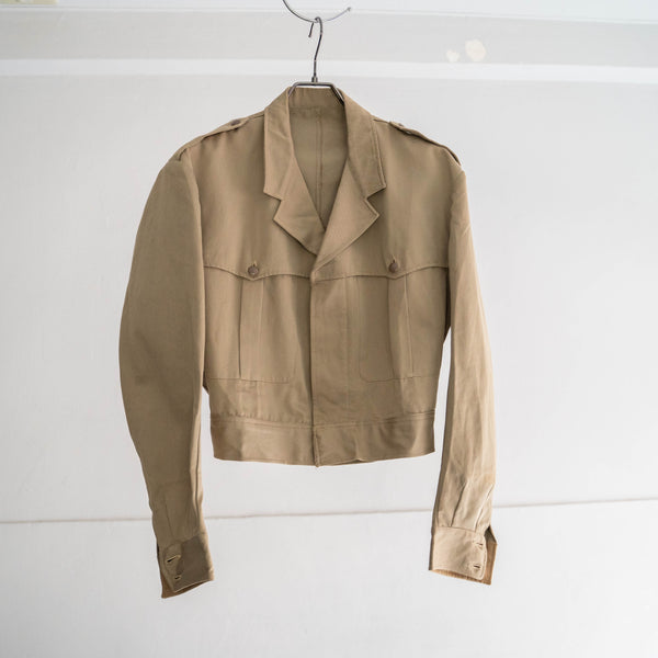 1950s italian military twill short jacket "button type"”dead stock"