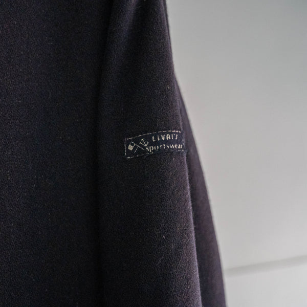 around 1980s Europe marine-look wool jacket -detachable arms-