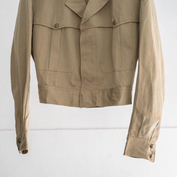 1950s italian military twill short jacket "button type"”dead stock"