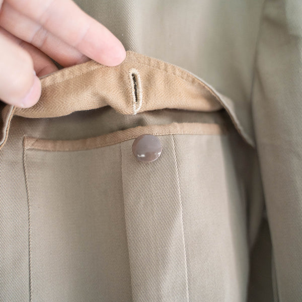 1950s italian military twill short jacket "button type"”dead stock"