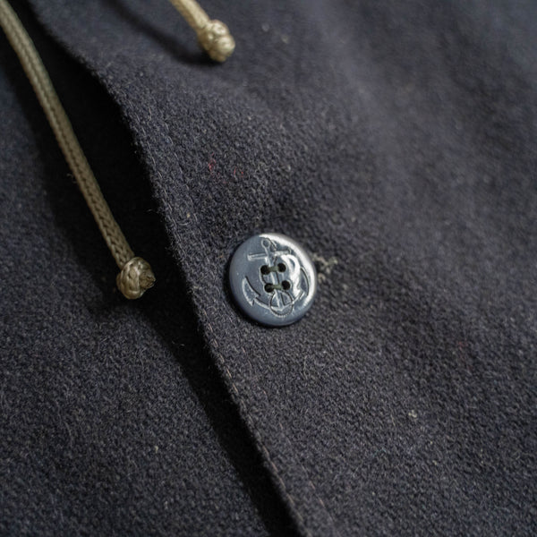 around 1980s Europe marine-look wool jacket -detachable arms-