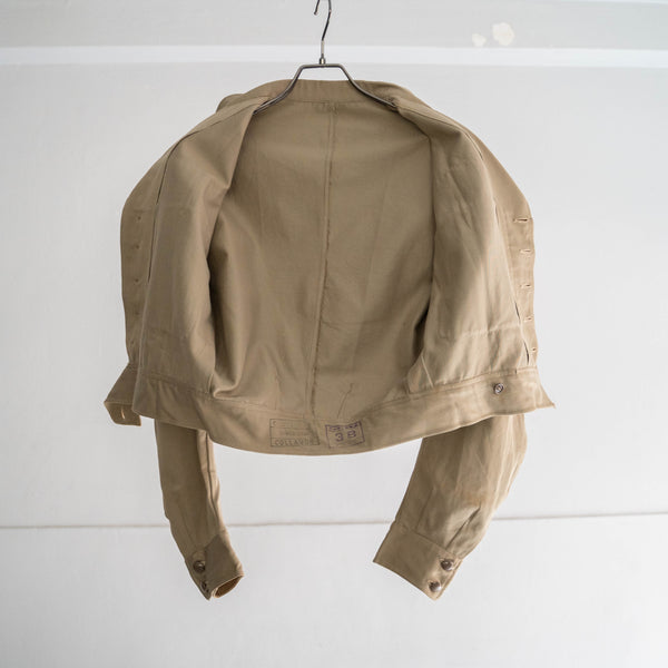 1950s italian military twill short jacket "button type"”dead stock"