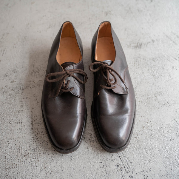 1990s Italian military brown leather shoes -3 hole- 'dead stock'