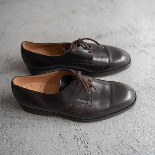 1990s Italian military brown leather shoes -3 hole- 'dead stock'