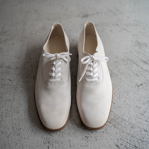 1990s Italian military white suede leather shoes 'dead stock'