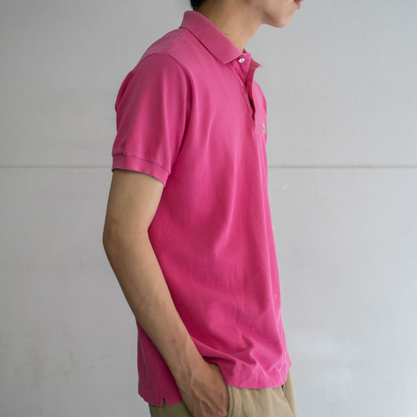 1970-80s LACOSTE rose pink polo shirt 'made in France'