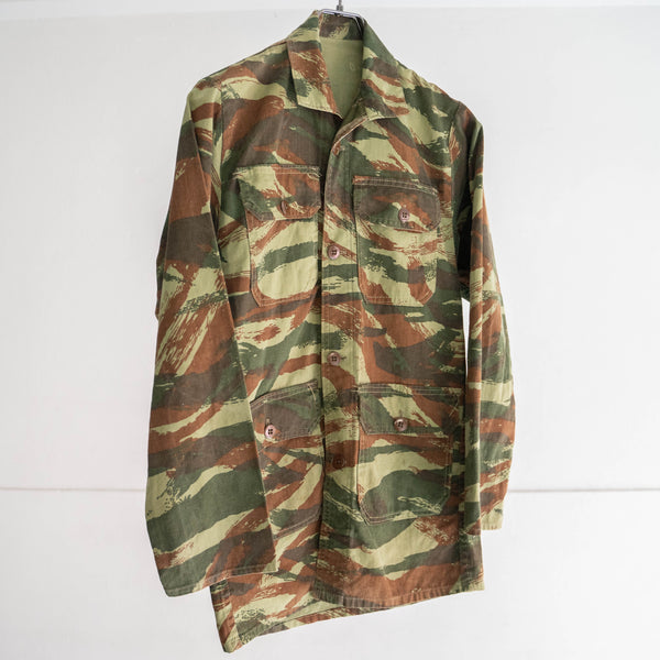 1960-70s French military lizard camo shirt jacket -civilian type-