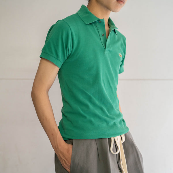 1970-80s LACOSTE green polo shirt 'made in France'