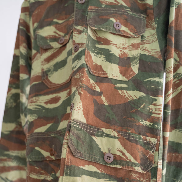 1960-70s French military lizard camo shirt jacket -civilian type-