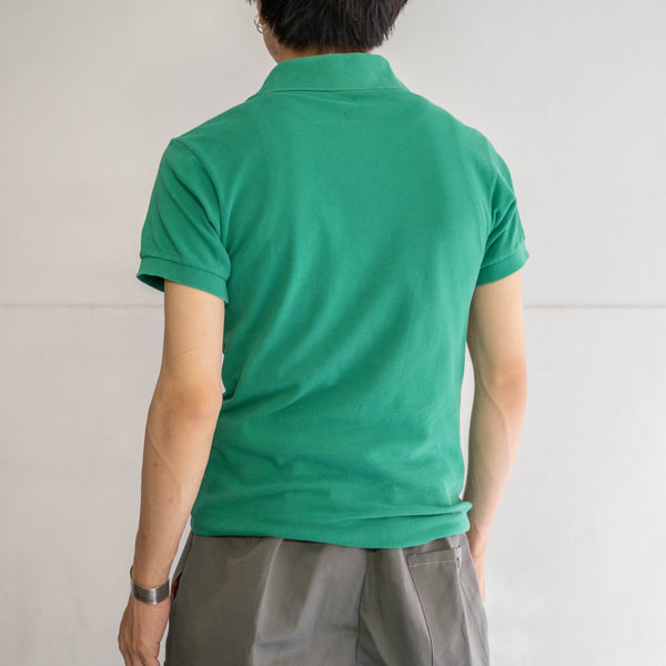 1970-80s LACOSTE green polo shirt 'made in France'