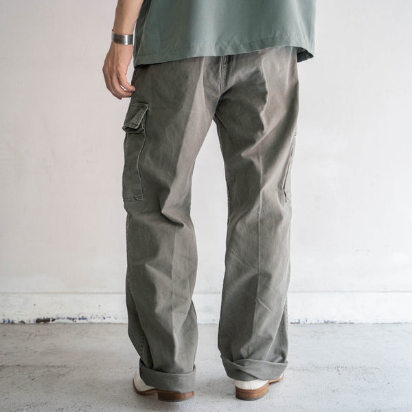 2000s German military cargo pants -camo belt loop-