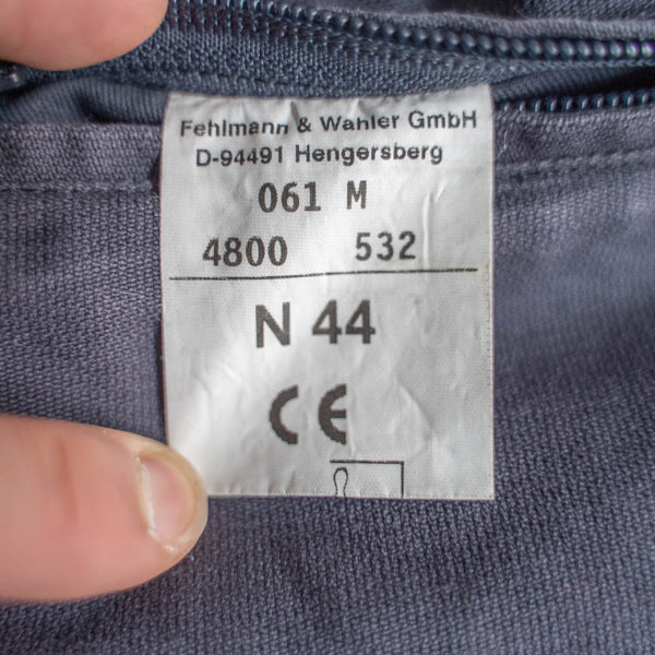 1990-00s Germany navy color cotton work jacket -FC BAYERN MUNCHEN sponsor-