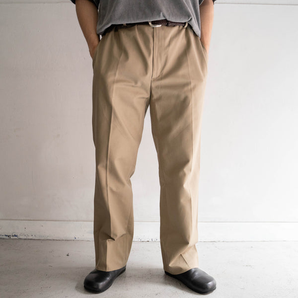 1980-90s Italian military work chino pants 'dead stock'