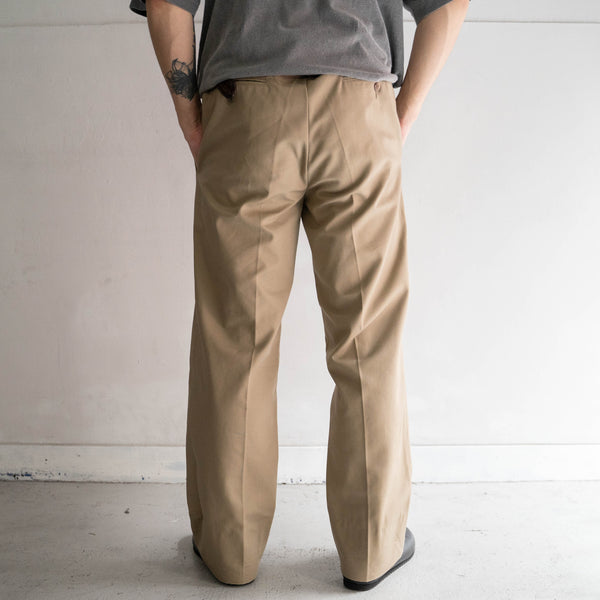 1980-90s Italian military work chino pants 'dead stock'