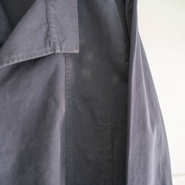 1980s Italy navy color strange pattern work jacket