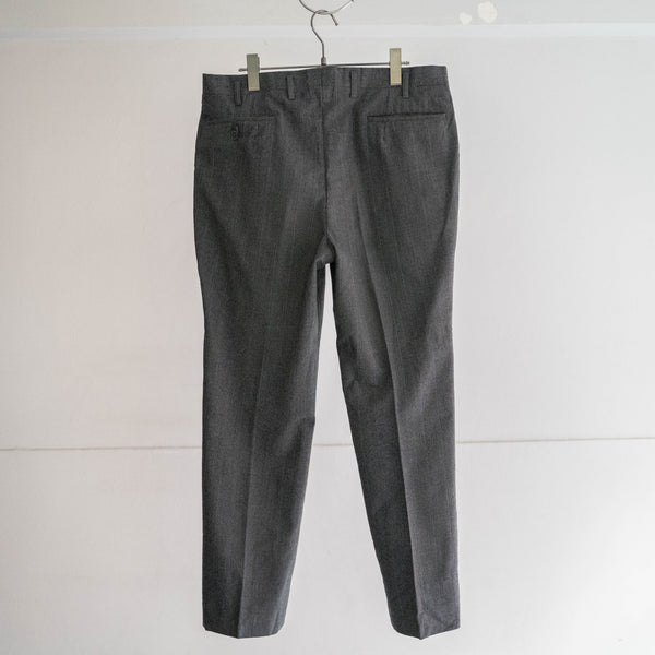 1990s Japan vintage gray based multi-stripe set up