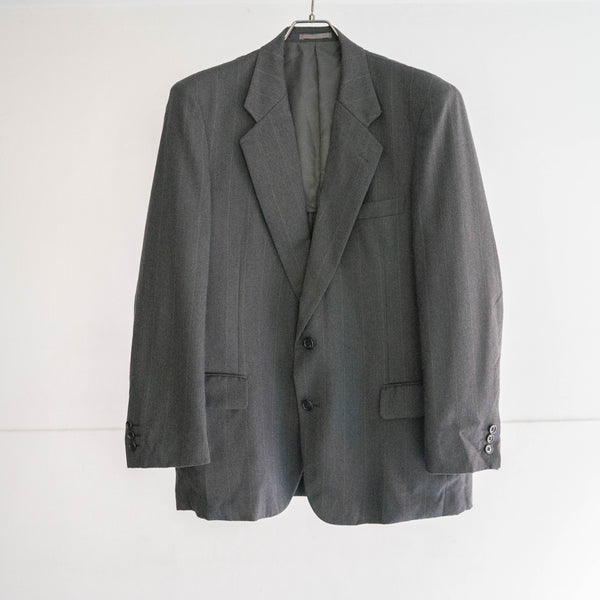 1990s Japan vintage gray striped set up