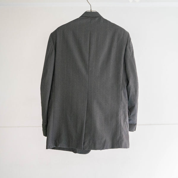 1990s Japan vintage gray striped set up