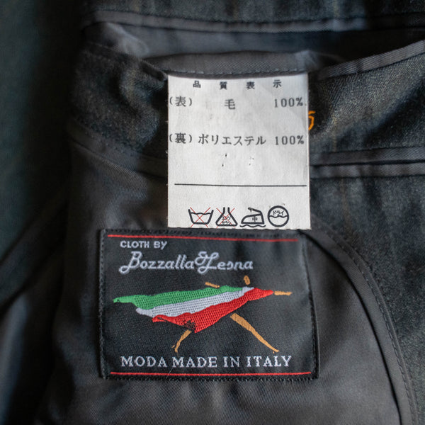 1990s Japan vintage gray striped set up