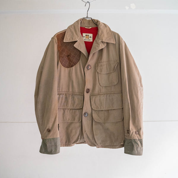1950-60s USA beige hunting jacket 'MASLAND'