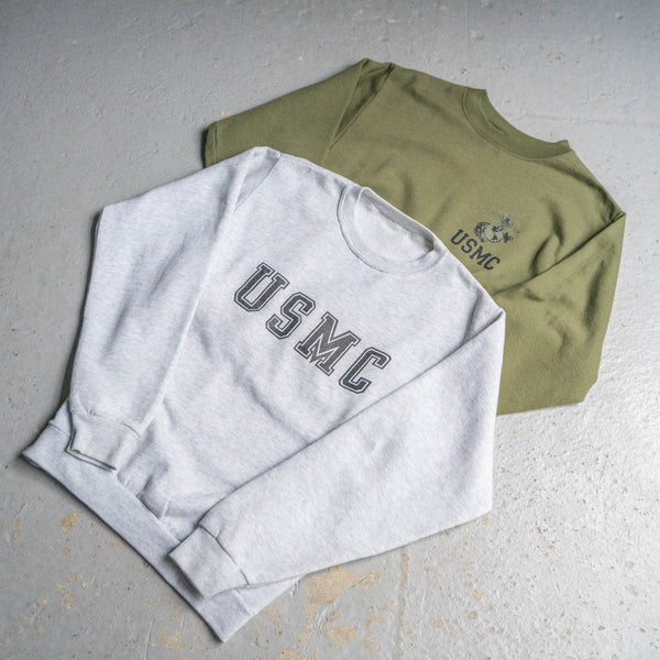 1990s U.S.M.C khaki color sweat shirt 'dead stock'