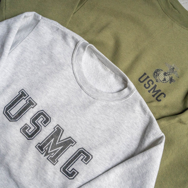 1990s U.S.M.C khaki color sweat shirt 'dead stock'